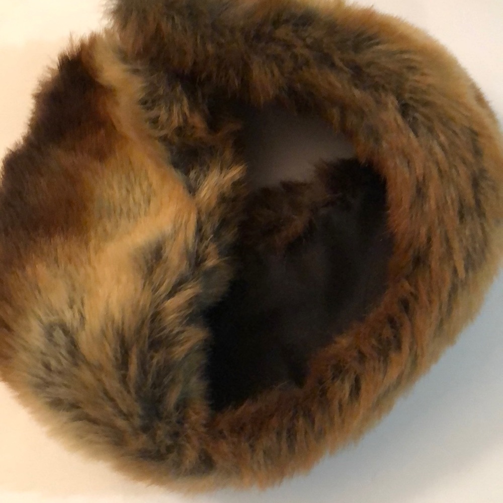 Real fur hair band